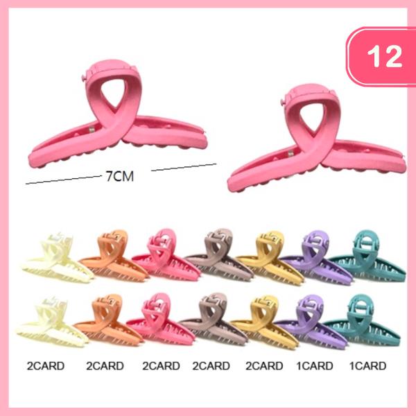 HAIR CLAW CLIP (12 UNITS)
