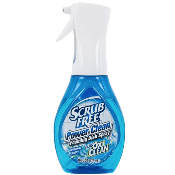 SCRUB FREE POWER CLEAN FOAMING DISH PLUS OXI CLEAN SPRAY