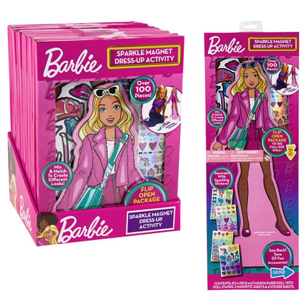 BARBIE SPARKLE MAGNET DRESS UP ACTIVITY SET