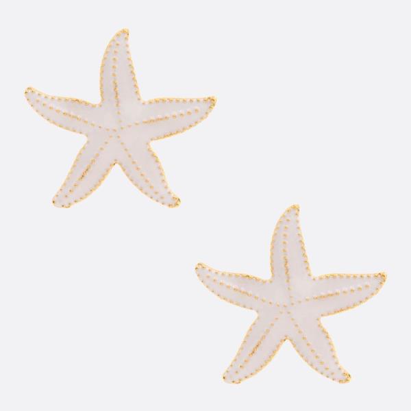 STARFISH METAL EARRING