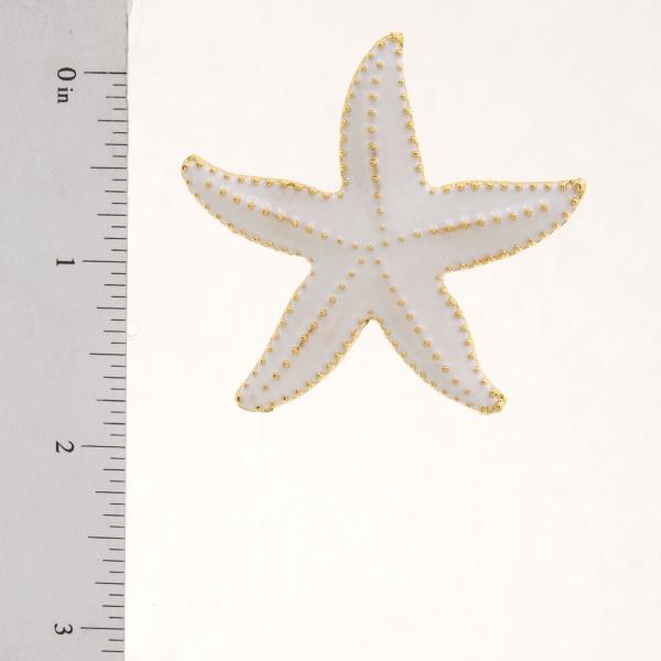 STARFISH METAL EARRING