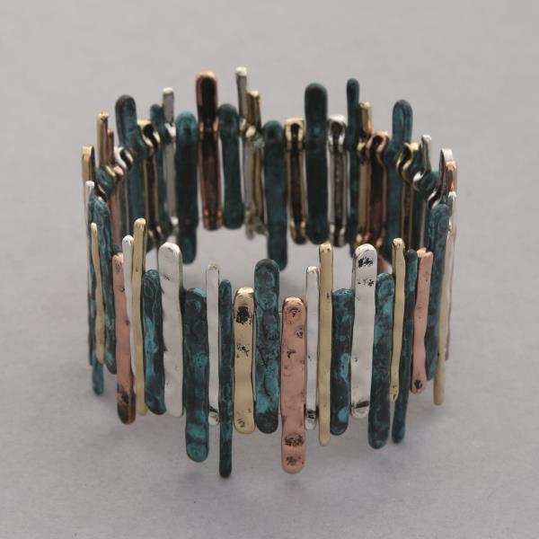 PATINA METAL BAR BRACELET