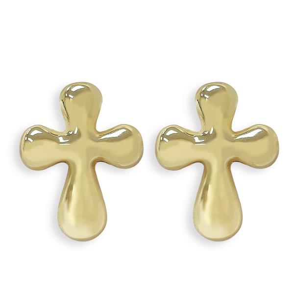 CROSS METAL EARRING