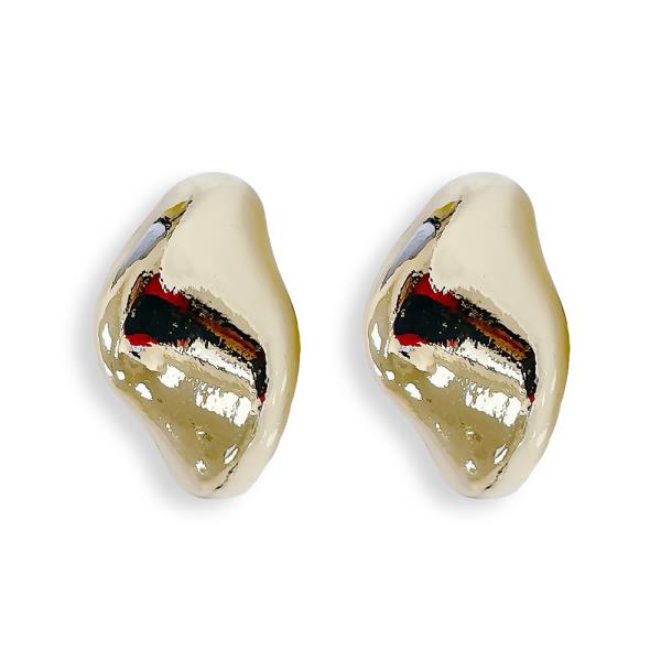 ORGANIC SHAPE METAL EARRING