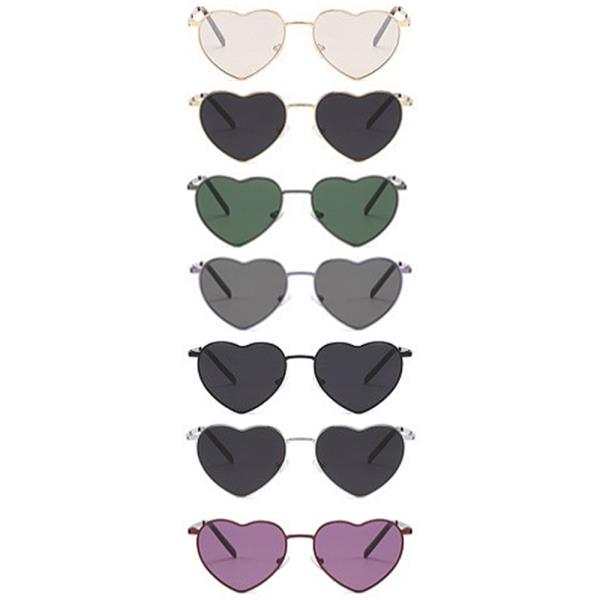 STYLISH HEART SHAPED SUNGLASSES 1DZ