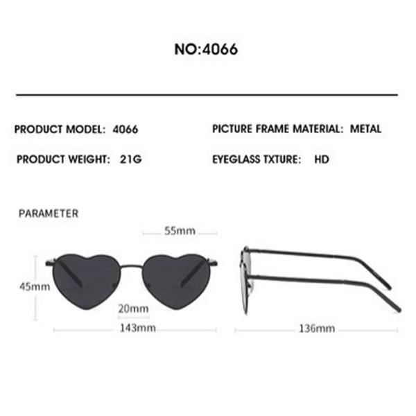STYLISH HEART SHAPED SUNGLASSES 1DZ