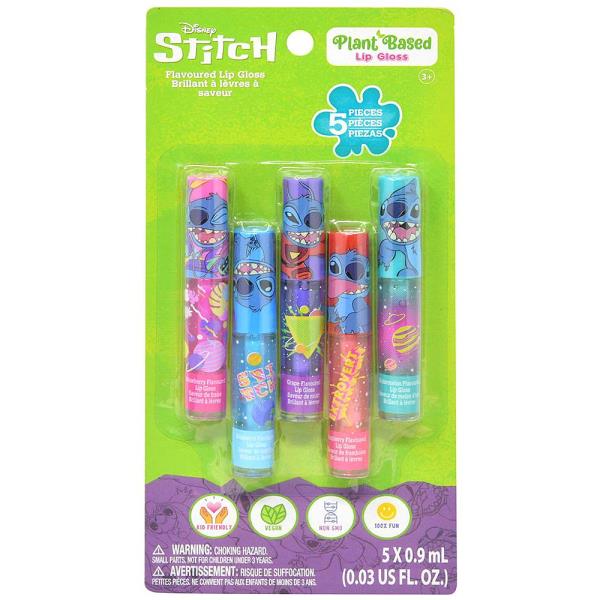 STITCH 5PC LIP GLOSS ON CARD