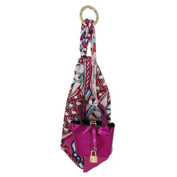 PURSE RIBBON KEYCHAIN