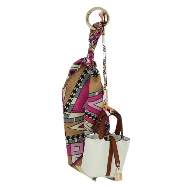 PURSE RIBBON KEYCHAIN
