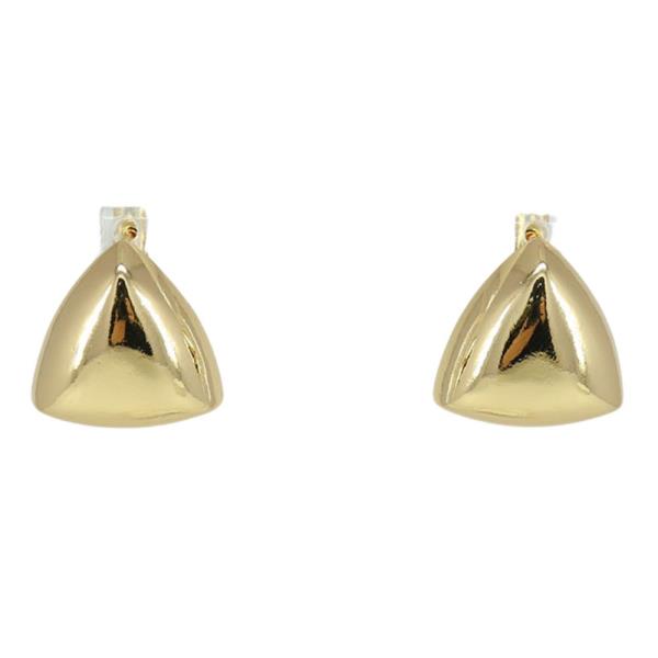 TRIANGLE SHAPE METAL EARRING