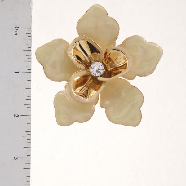 ACETATE FLOWER EARRING