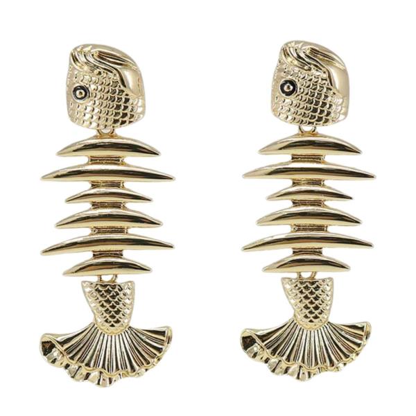 FISH METAL EARRING