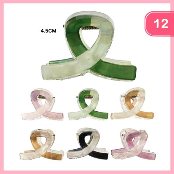 HAIR CLAW CLIP (12 UNITS)