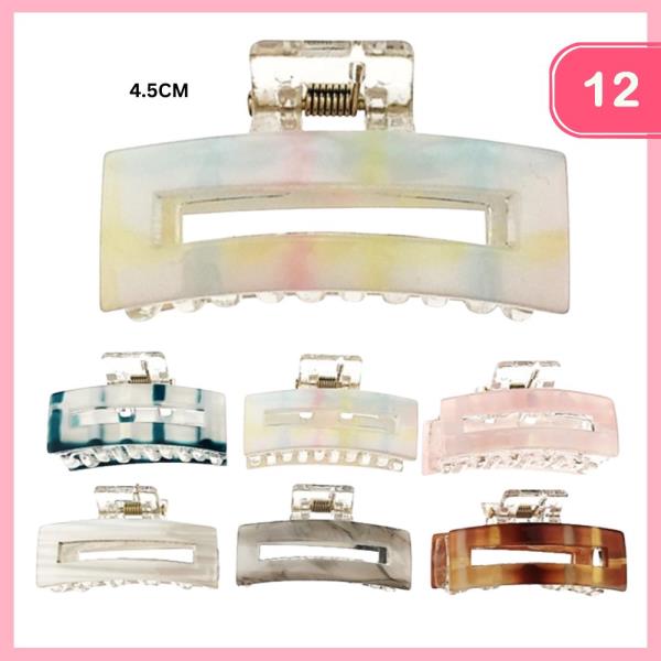 HAIR CLAW CLIP (12 UNITS)