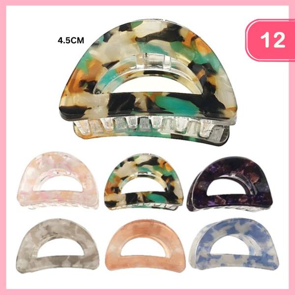 HAIR CLAW CLIP (12 UNITS)