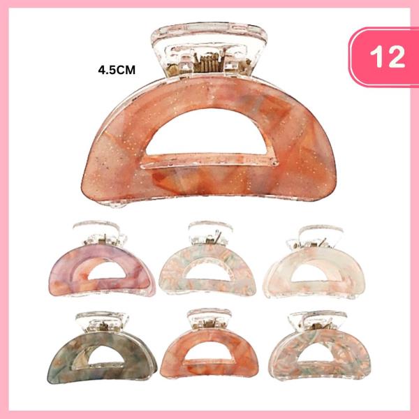 HAIR CLAW CLIP (12 UNITS)