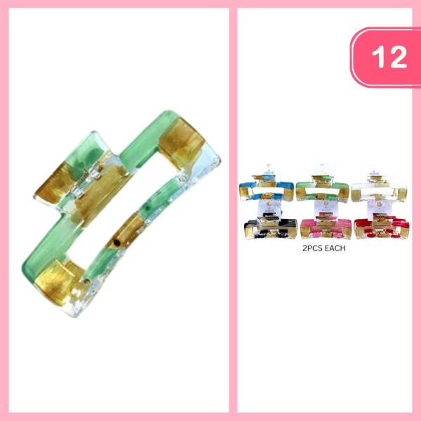HAIR CLAW CLIP (12 UNITS)