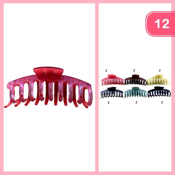 HAIR CLAW CLIP (12 UNITS)