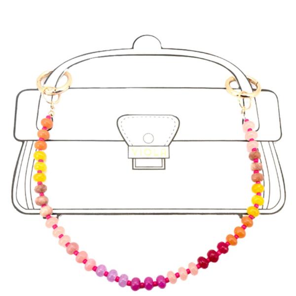 MULTI COLOR BEAD BAG CHAIN