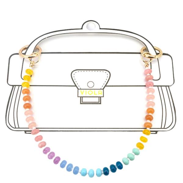 MULTI COLOR BEAD BAG CHAIN
