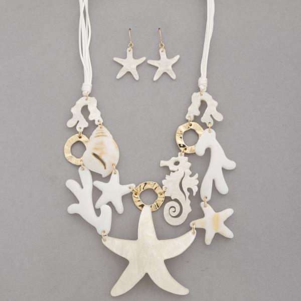 STARFISH SEA LIFE NECKLACE