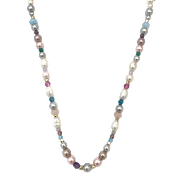 MULTI BEAD NECKLACE