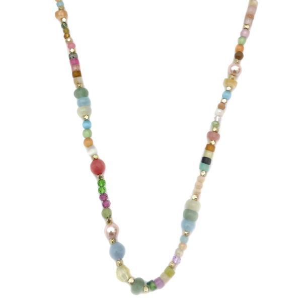 MULTI BEAD NECKLACE