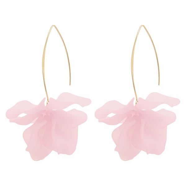 FLOWER PULL THROUGH EARRING