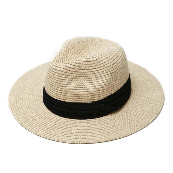 2 PC PAPER STRAW WITH WIDE BAND TRIM PANAMA HAT