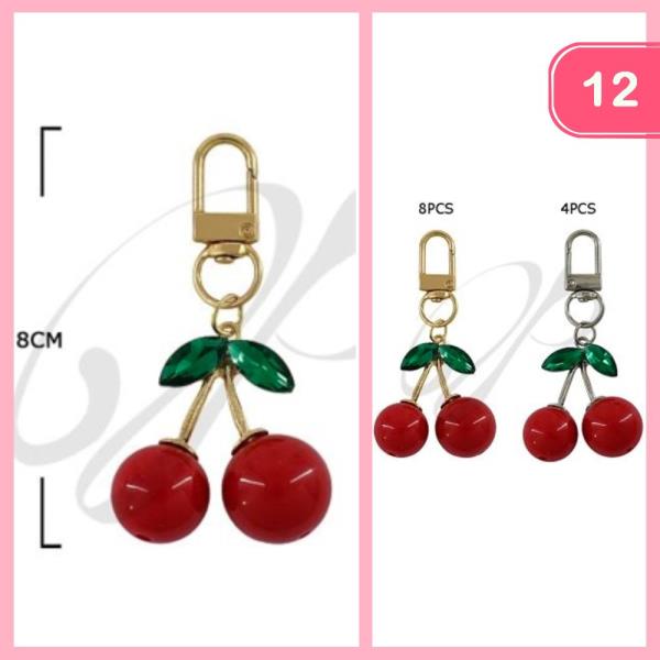 CHERRY KEYCHAIN (12 UNITS)
