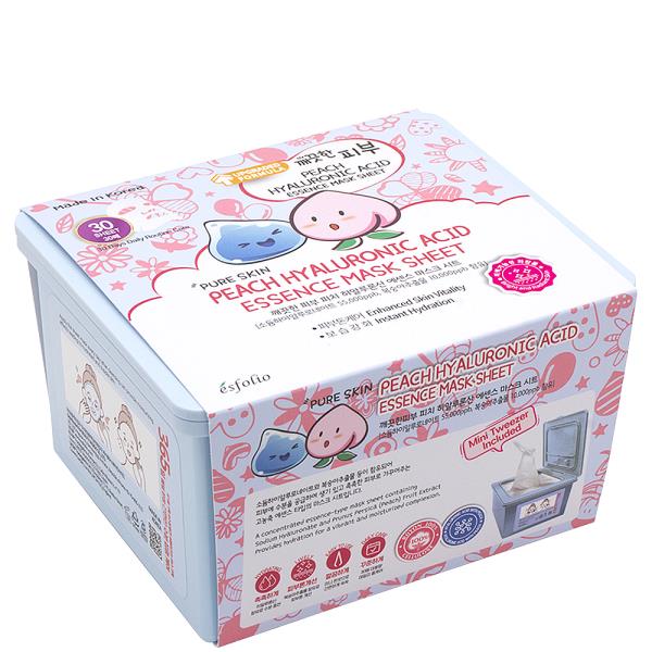 PEACH HYALURONIC ACID ESSENCE 30 MASK SHEET