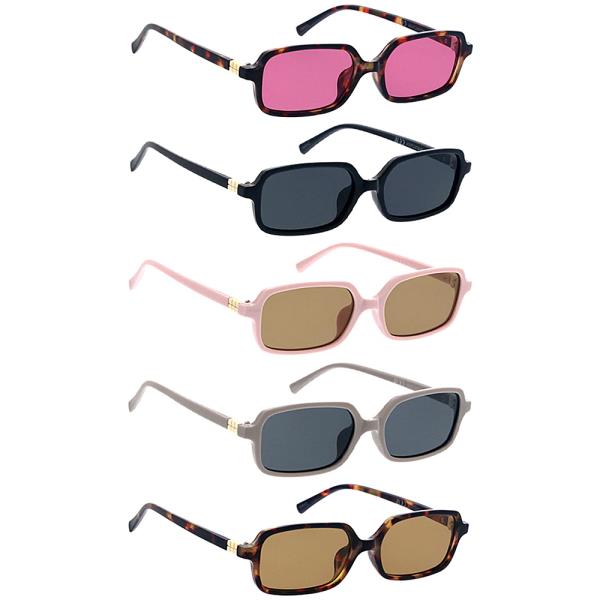 RECTANGULAR SMALL FRAME SUNGLASSES 1DZ