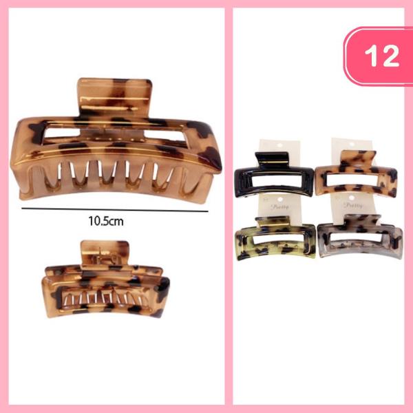 HAIR CLAW CLIP (12 UNITS)
