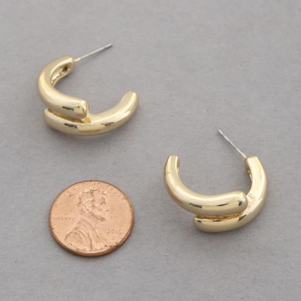 SODAJO GOLD DIPPED EARRING