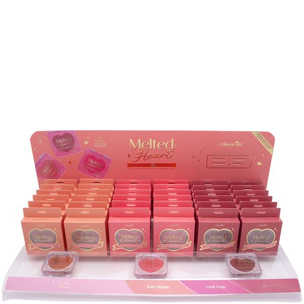 AMORUS MELTED HEART NATURAL MATTE FINISH CHEEK AND LIP CREAM (36 UNITS)