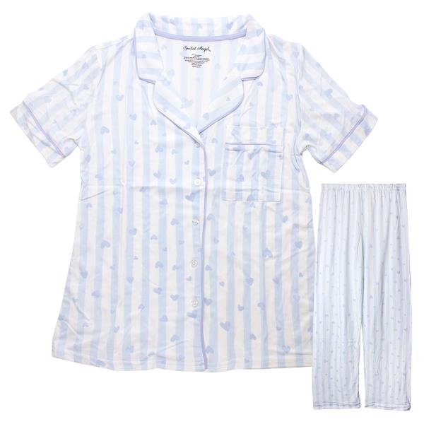 LOVELY STRIPE SLEEPWEAR TOP AND PANTS SET