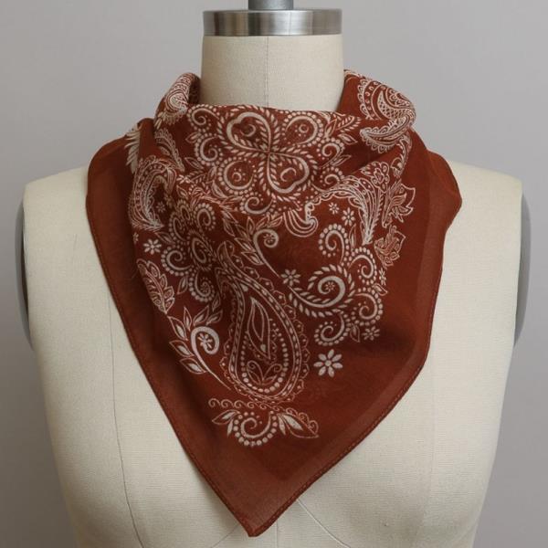 TIMELESS FLORAL PAISLEY BANDANA – FASHIONABLE & MULTI-PURPOSE
