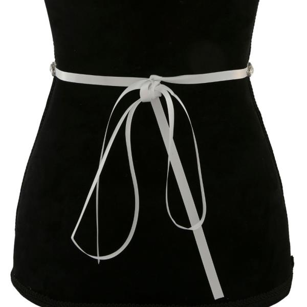 FLOWER RHINESTONE BELT