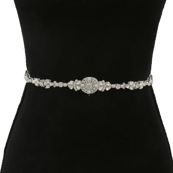 ROUND RHINESTONE BELT