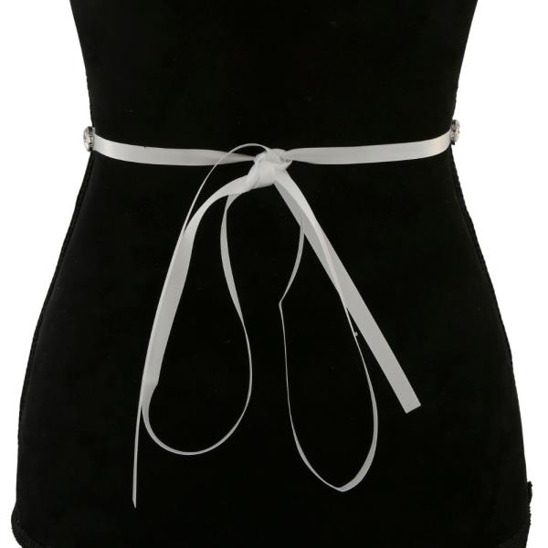 FLOWER RHINESTONE BELT
