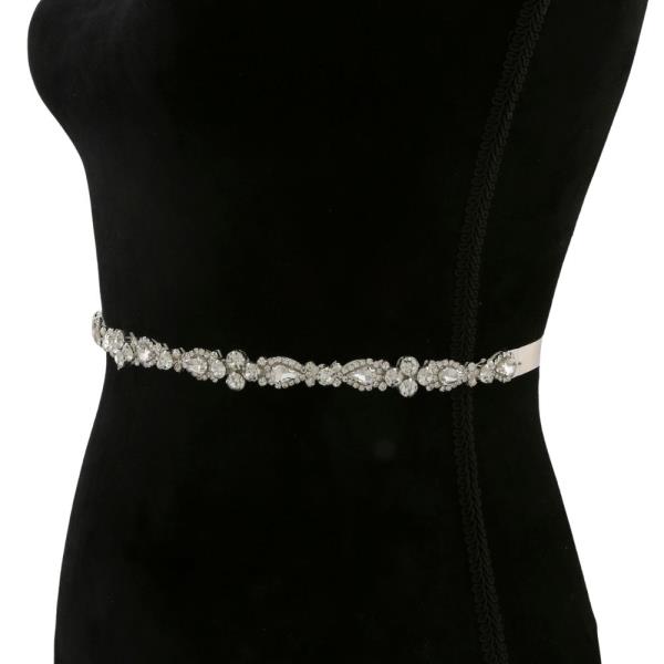 TEARDROP CIRCLE RHINESTONE BELT