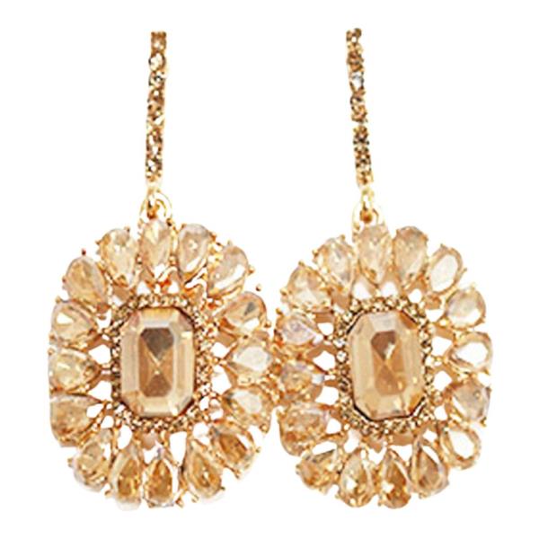 RHINESTONE DANGLE EARRING