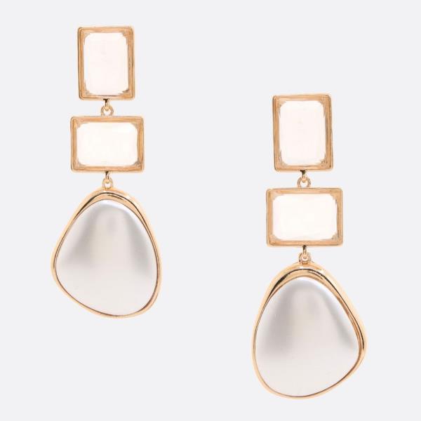 MULTI SHAPE DANGLE EARRING