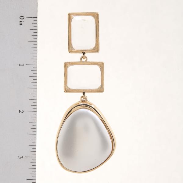 MULTI SHAPE DANGLE EARRING
