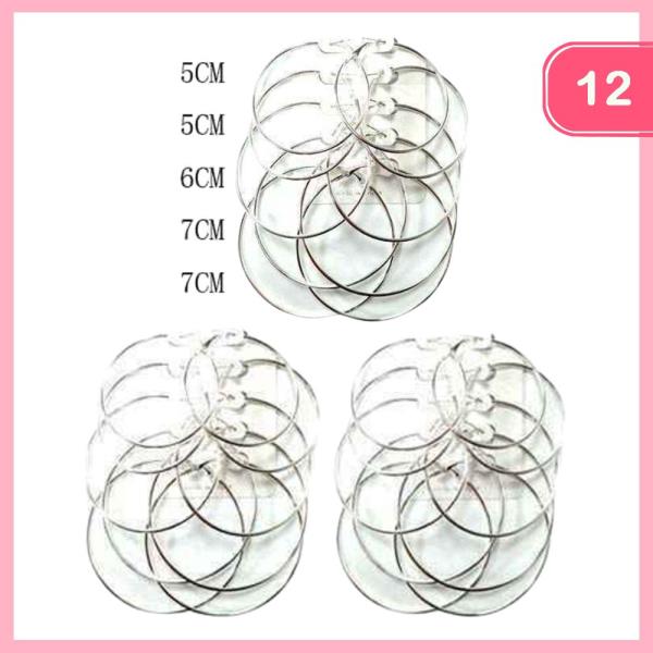 HOOP EARRING SET (12 UNITS)