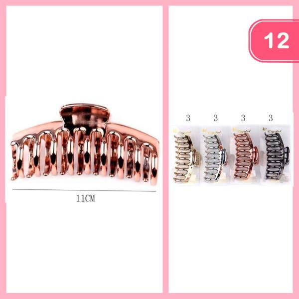 HAIR CLAW CLIP (12 UNITS)