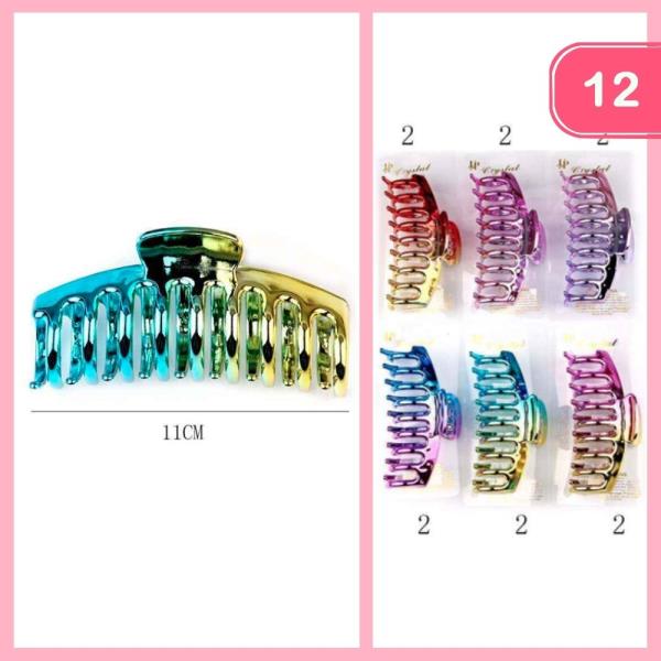 HAIR CLAW CLIP (12 UNITS)