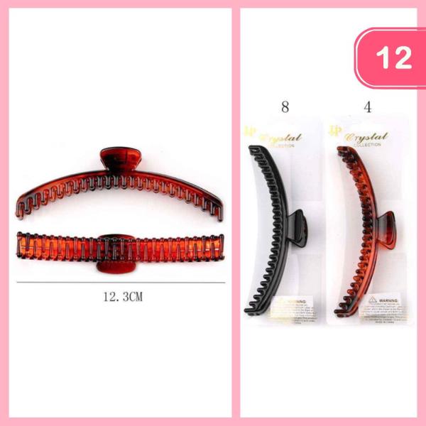 HAIR CLAW CLIP (12 UNITS)