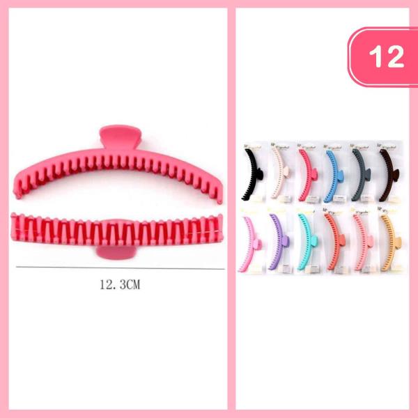 HAIR CLAW CLIP (12 UNITS)