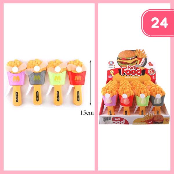 FAST FOOD HAND FAN (24 UNITS)